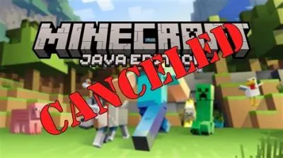 Is minecraft java cancelled?