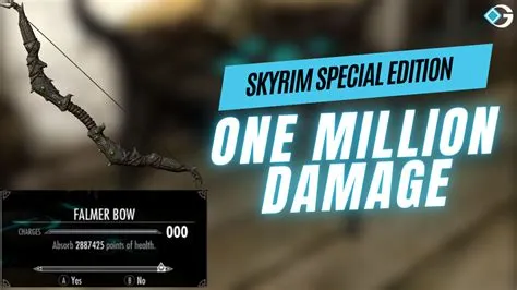 How do you get millions of damage in skyrim?