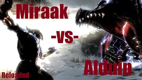 Who would win alduin or miraak?