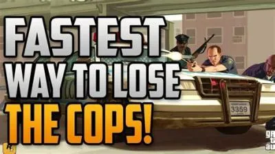 How do you lose cops in gta 5?