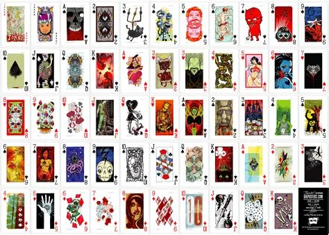 What are the dots on deck of cards?