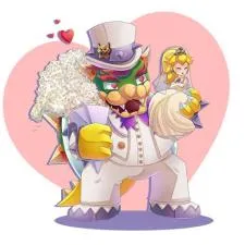 Is princess peach bowsers wife?