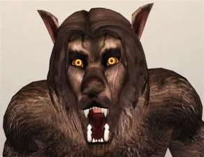 Why does my sims 4 werewolf have hair?