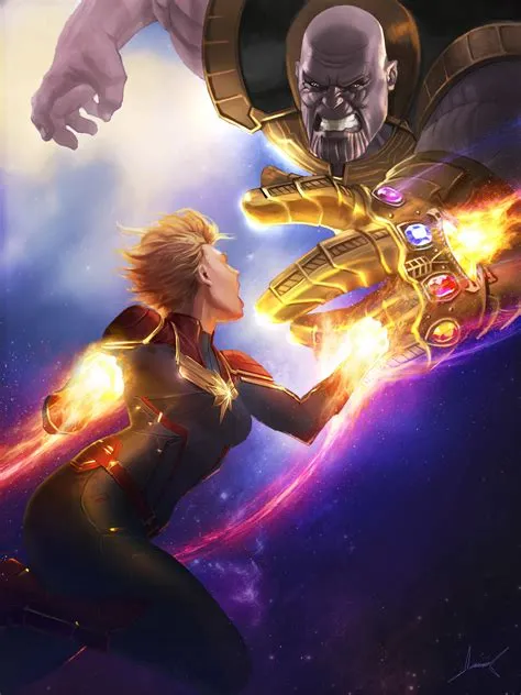 Why couldn t captain marvel beat thanos?