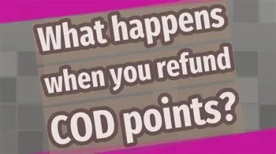 How do i refund cod points?