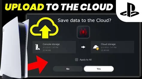 How do i save my ps4 to the cloud on my ps5?