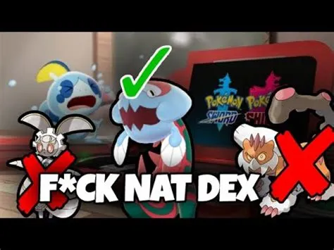 Why was the national dex removed?