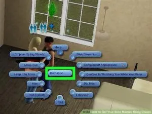 How do you get engaged in sims 4 cheat?