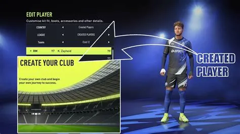 Can you edit players names in fifa 22?