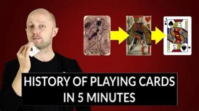 When was poker cards invented?