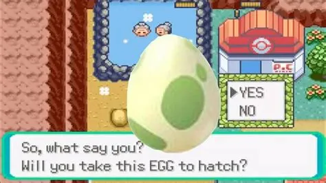 Can you get eggs in pokemon ruby?