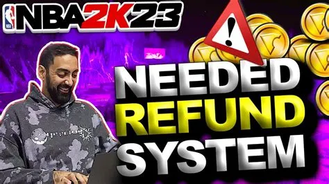 How do you refund 2k23?