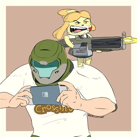 Is doomguy canonically married to isabelle?