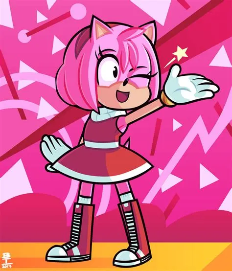 Who is the pink sonic person?