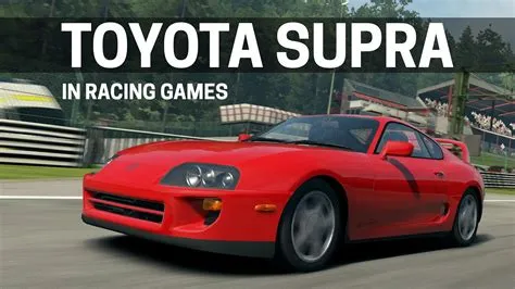 What car game has a supra?