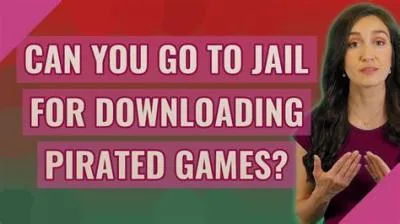 Can you go to jail for downloading pirated games uk?