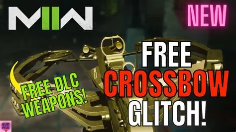 What is the crossbow glitch in warzone?