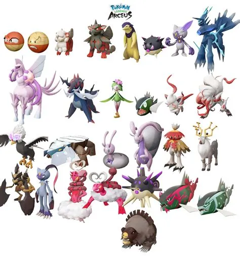 Are there shiny hisuian pokémon?