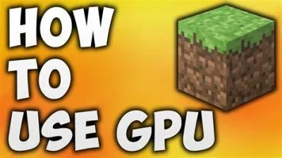 Why is minecraft using 100 gpu?