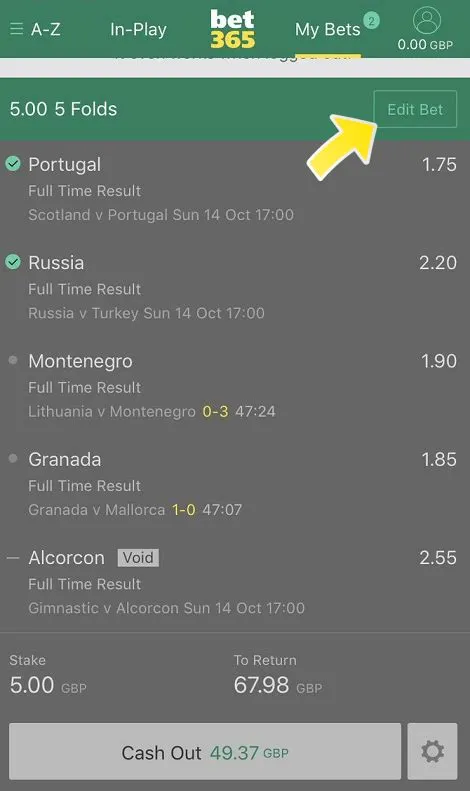 Can bet365 cancel a bet?