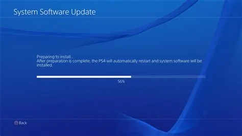 Can i play another game while updating on ps4?