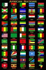 Which country has black flag?