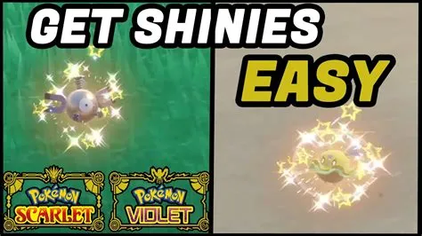 Are shinies easy in scarlet?