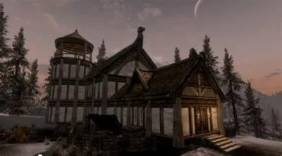 Where is the dlc house in skyrim?