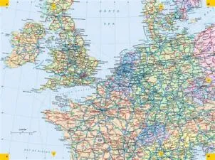 Which country in europe has most roads?