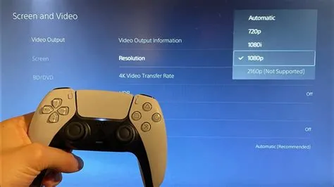 What resolution is 4k on ps5?