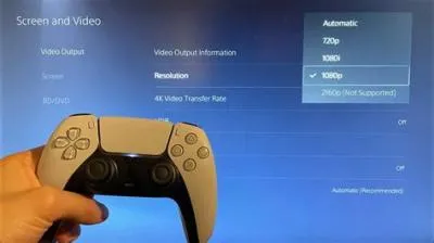 What resolution is 4k on ps5?