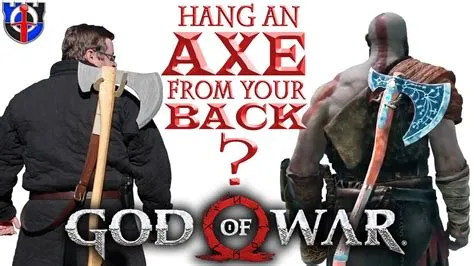 Which god holds an axe?