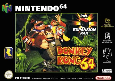 Why did dk64 need an expansion pack?