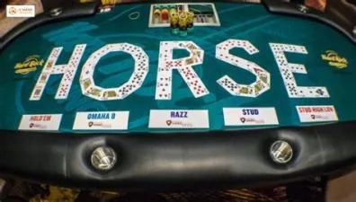 What does horse mean in poker?