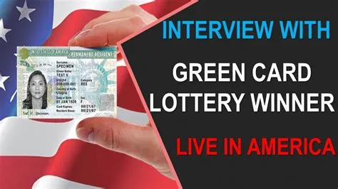 How rare is it to win the green card lottery?