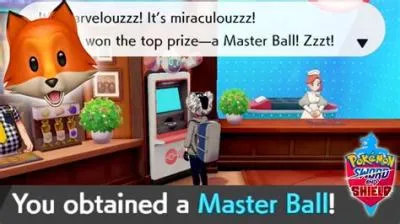 Can you get a master ball from the loto id?