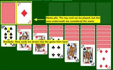 How do you flip the waste pile in solitaire?