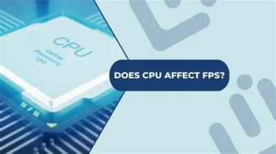 Does high cpu affect fps?
