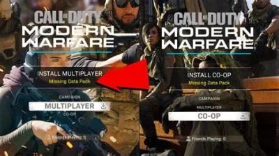 How to install modern warfare multiplayer missing data pack?