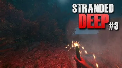 Do flare guns scare sharks in stranded deep?