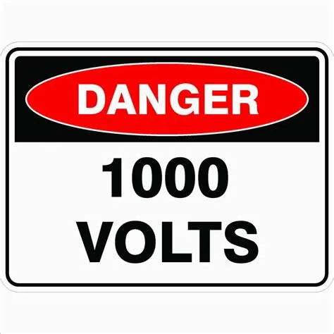 Is 1000 volts high?