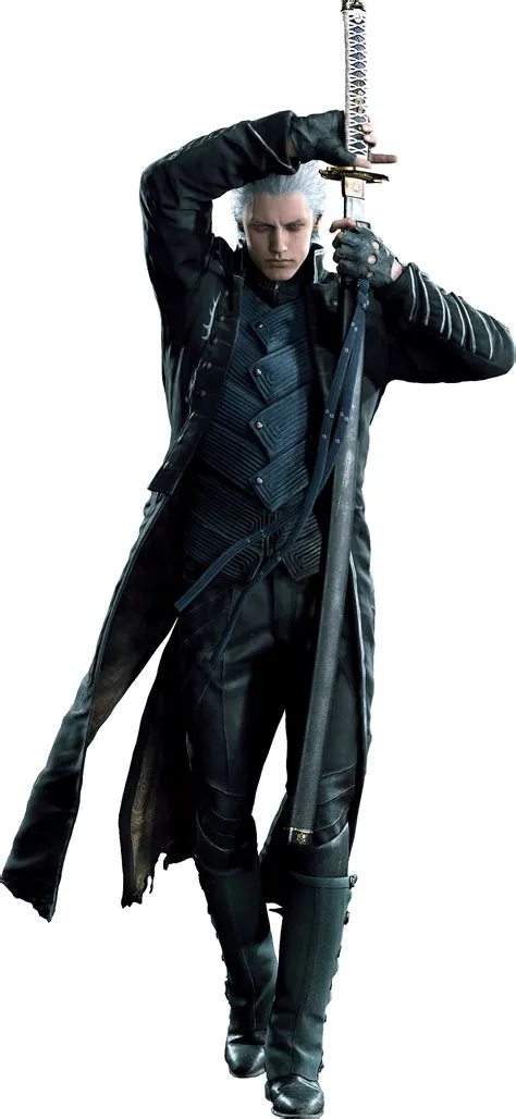 Does vergil use guns?