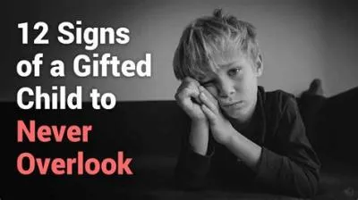 What is the negative of gifted child?