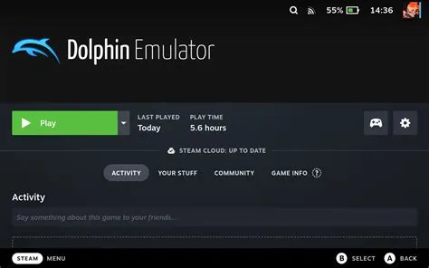 Can you use dolphin on steam?