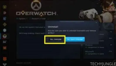 What happens if you uninstall overwatch 2?