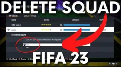 Can i delete my club in fifa 23?