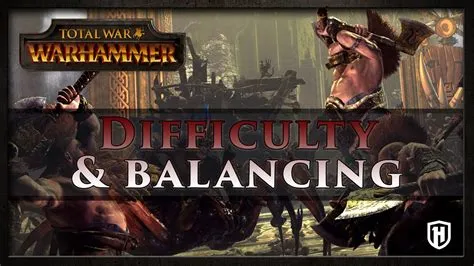 Is total war warhammer difficulty?