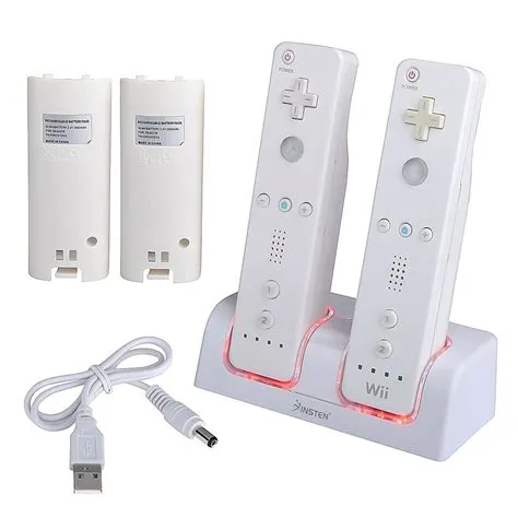 Are wii controllers rechargeable?