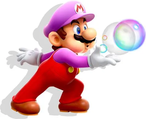 How do you put yourself in bubble mario?