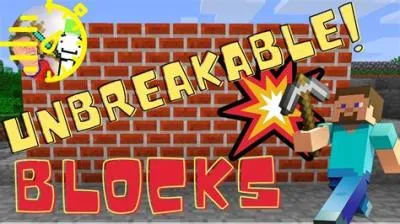 What blocks are unbreakable in minecraft?